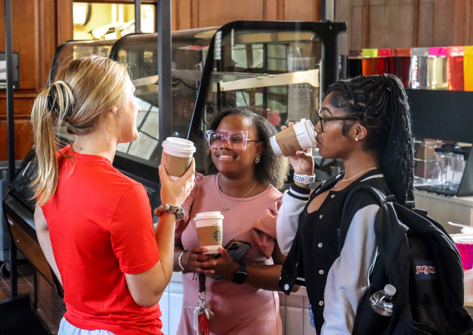 A new campus Starbucks has been a hit among students, faculty, and staff alike.