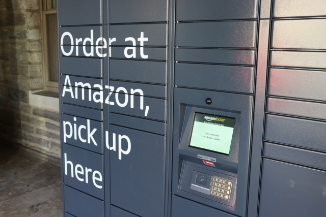 New Amazon lockers offer convenience and added security for students, faculty, and staff.