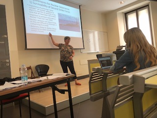 Professor Jacki Reich co-taught classes during the two-week study abroad experience.