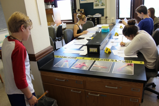 The Forensic Sciences Camp allows young students the opportunity to learn about crime scene investigation in a fun and interactive way.