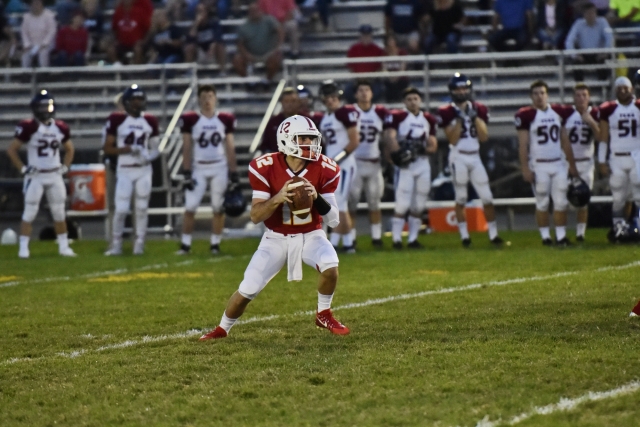 Mike Marino '20 passed for 1,051 yards and 14 touchdowns in his sophomore season. His 14 touchdowns were second among all CSFL quarterbacks.