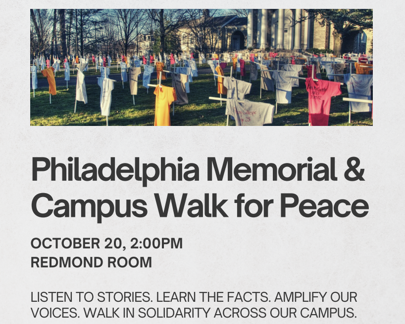 information about campus walk for peace