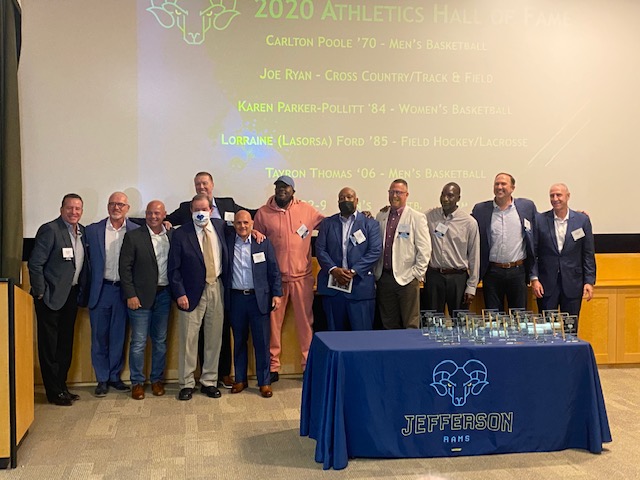 Jesse Balcer joined his teammates from the 1992-93 team in celebrating their Hall of Fame induction.