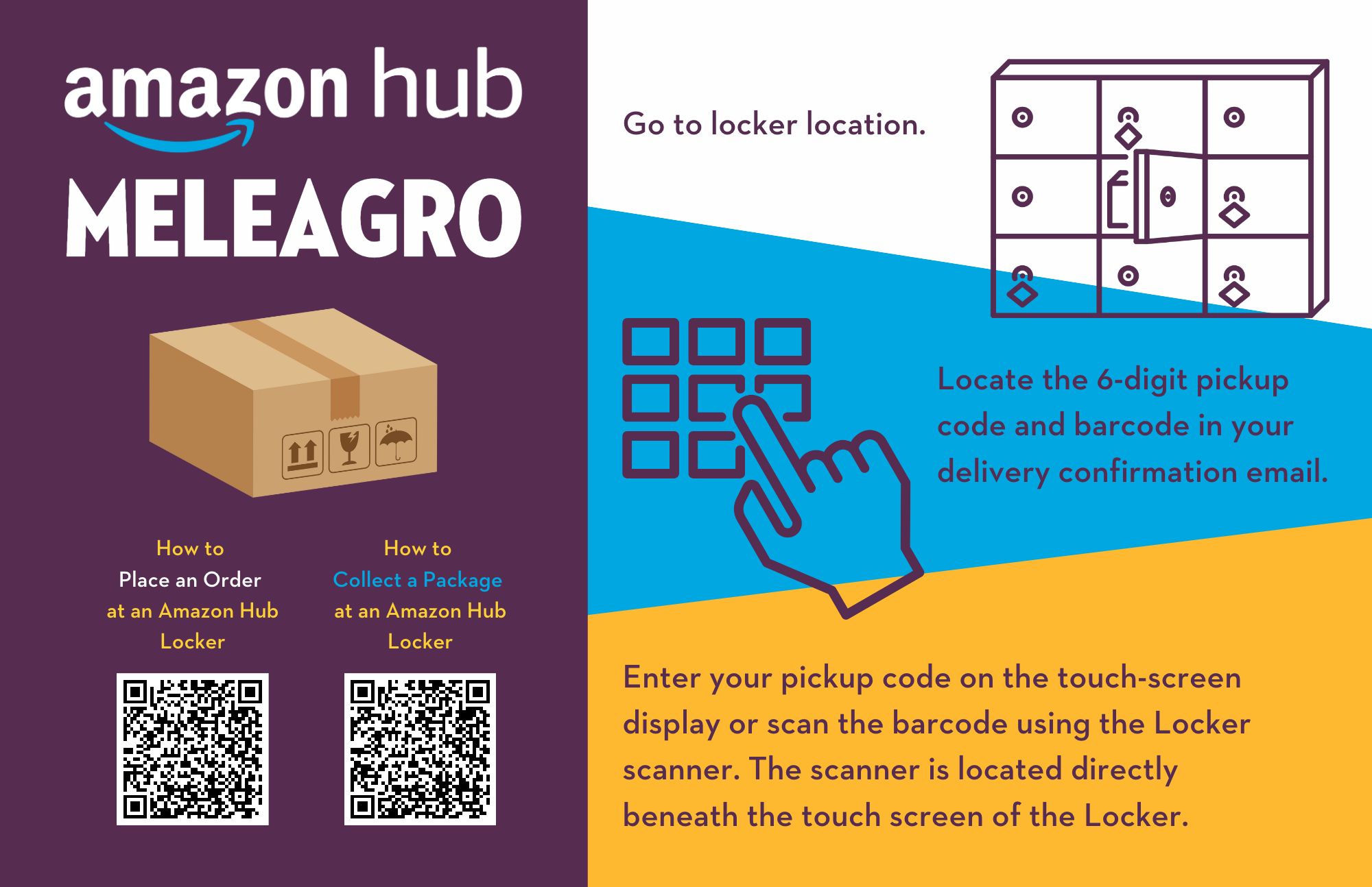 Amazon Lockers are coming to Chestnut Hill College. Scan the QR code to learn how to use the new lockers.
