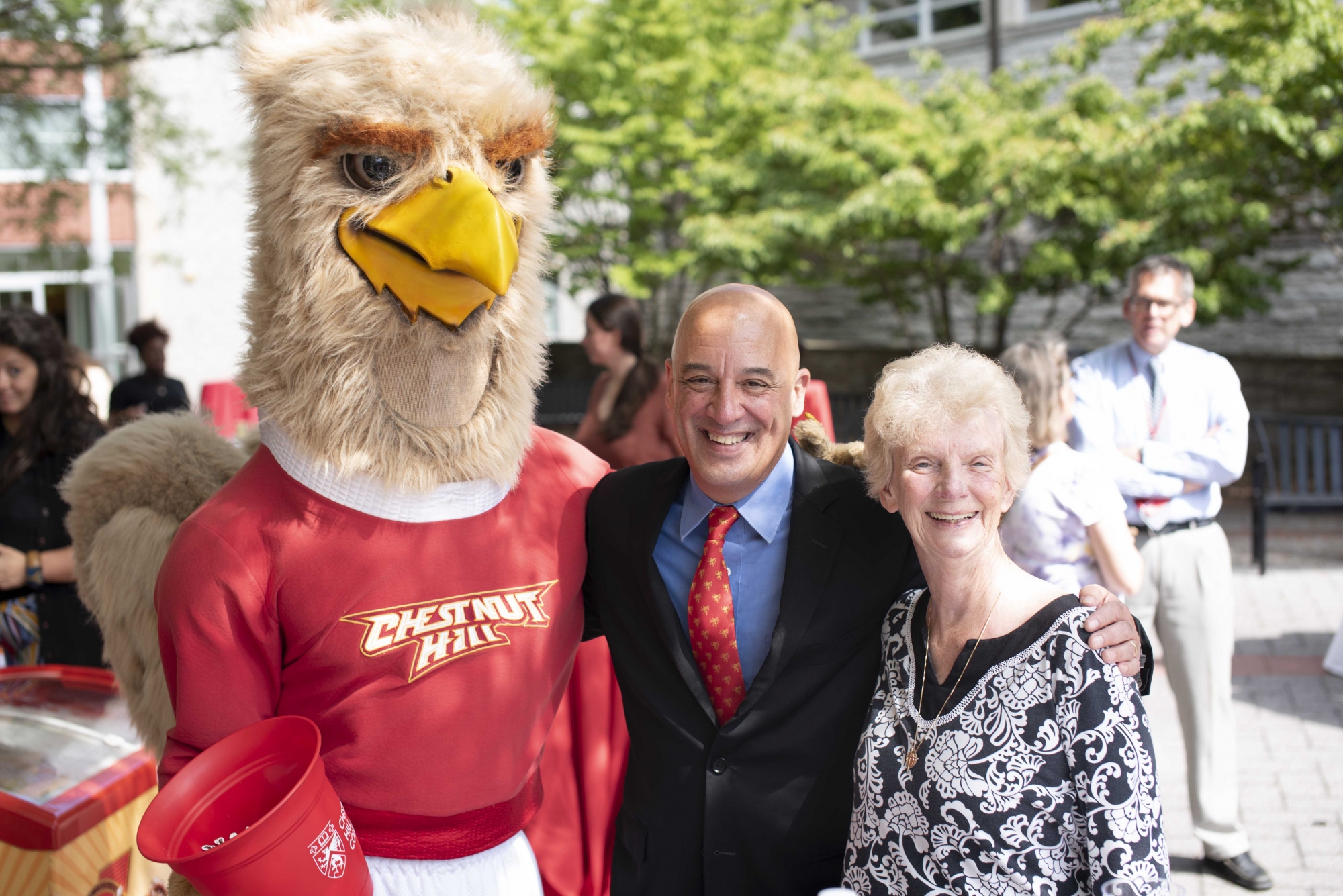 Dr. Latimer and Big Griff had a great time at Reunion, meeting many generations of Griffins!