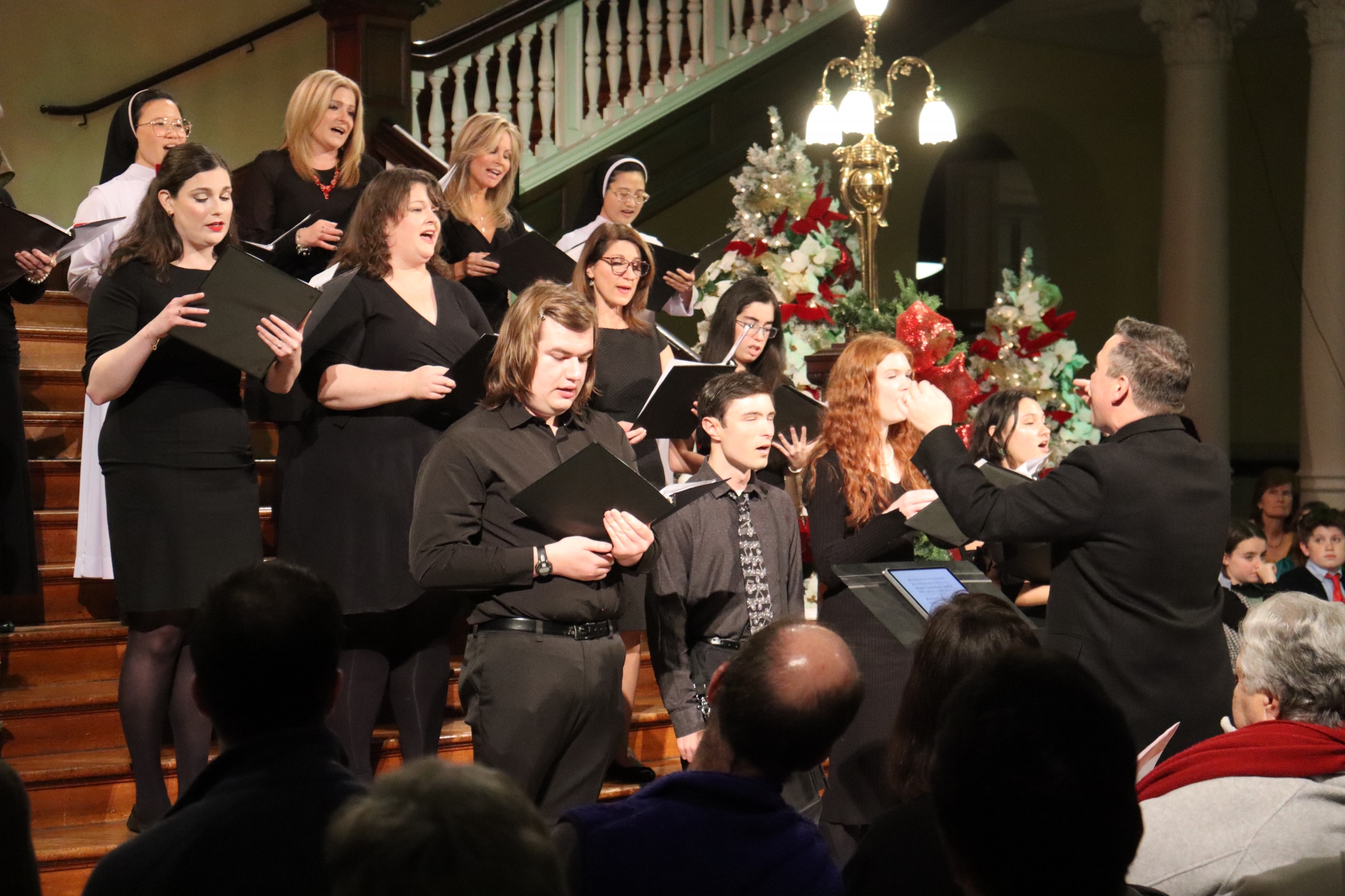 The Hill Singers performed beautiful renditions, both vocally and instrumentally, during the Annual Carol Night.