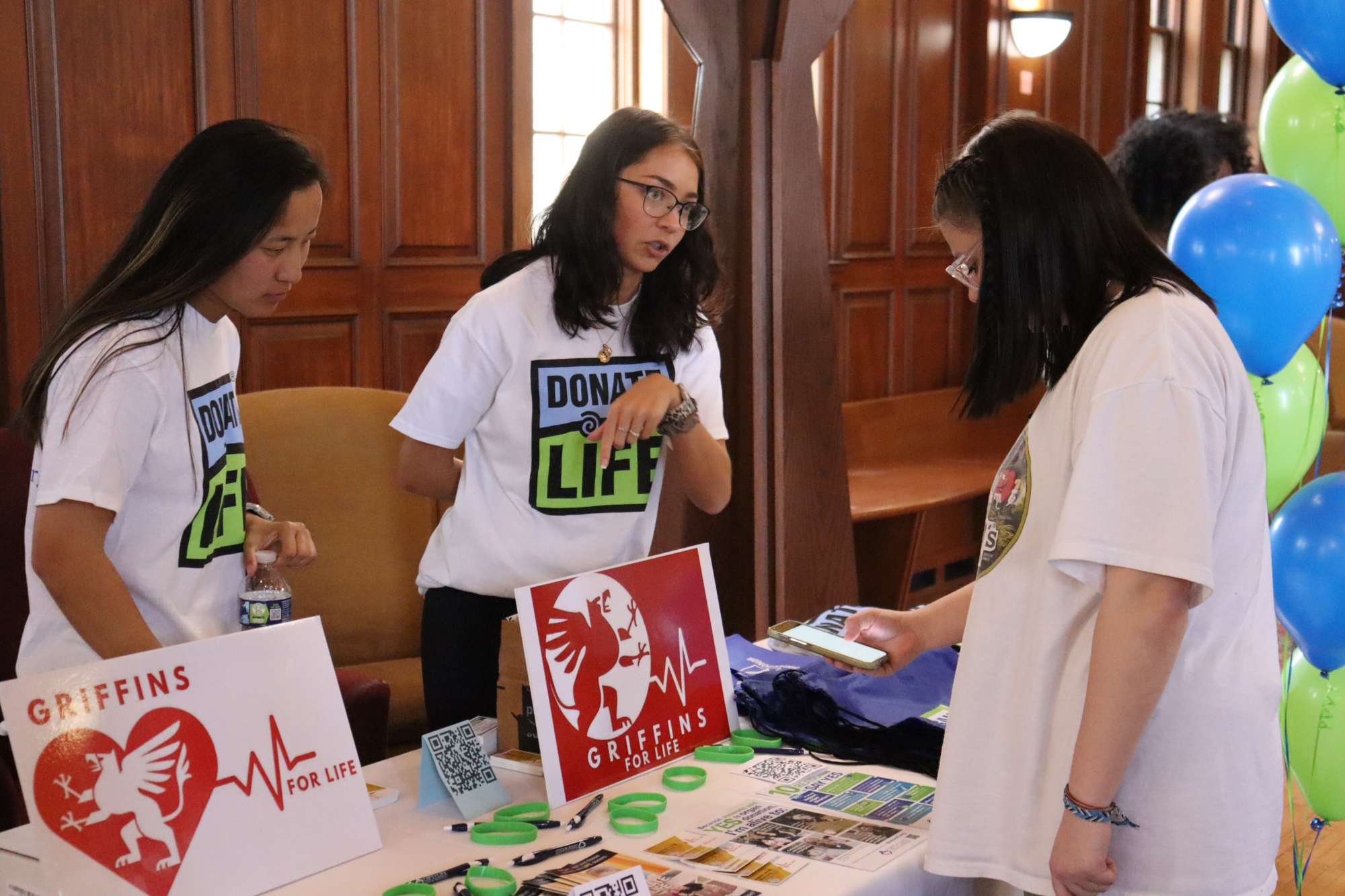 Griffins for Life started in 2022 with a campus event designed to raise awareness for organ donation.