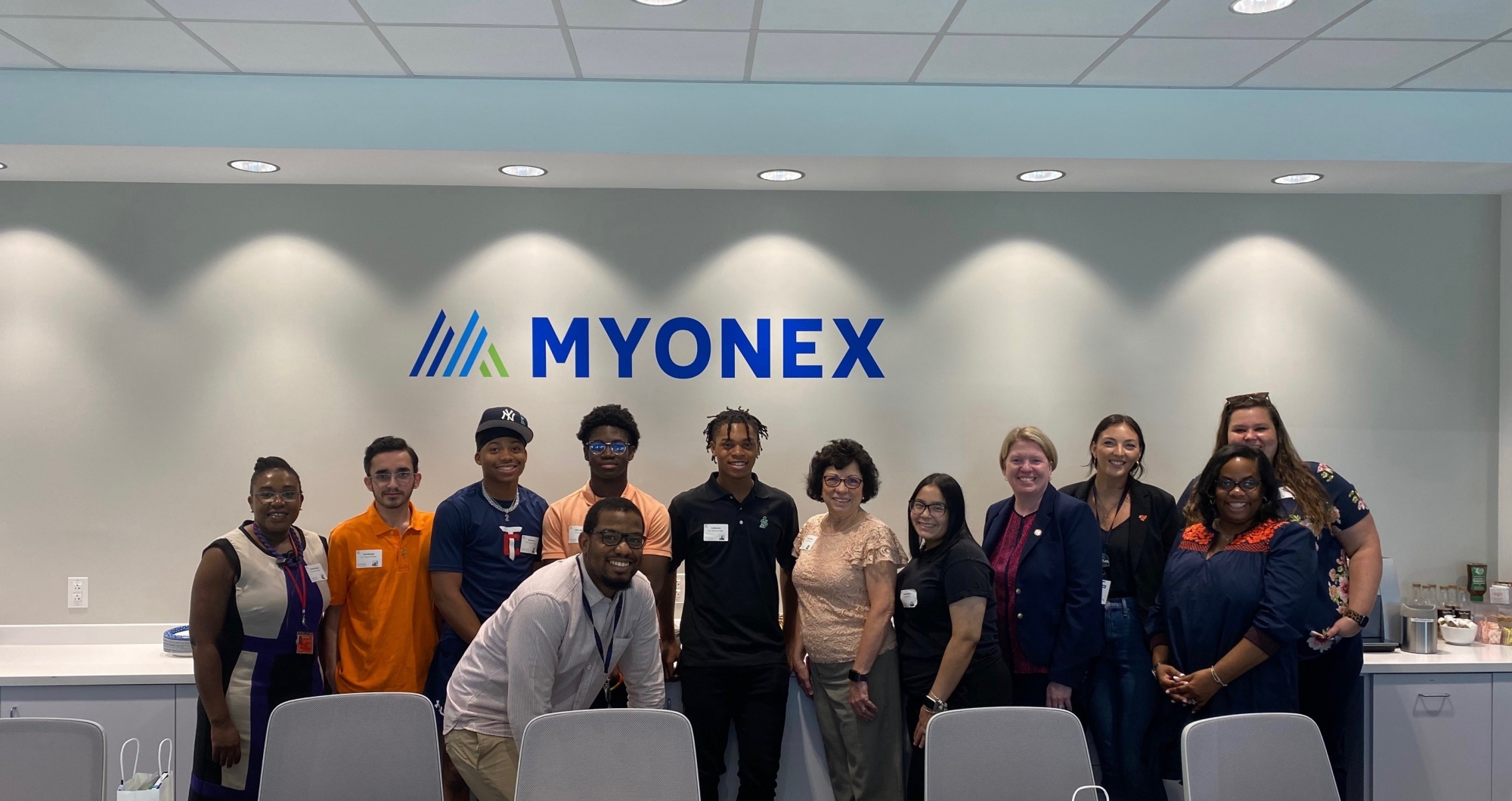 Students in the program visited Myonex, pictured here, along with two other sites in order to gain real world experience in the workforce.