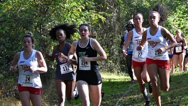 Members of the women's cross country team achieved program bests at this year's NCAA regional championship meet.