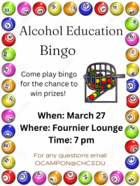 Alcohol Education Bingo