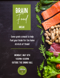 Brain Food Break Flyer Image
