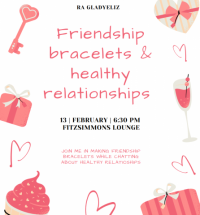 Friendship Bracelets & Healthy Relationships