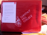 Blanket given to students upon acceptance of the Legacy of Service Scholarship