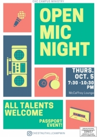 Open Mic Night, All Talents Welcome