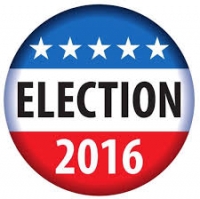 Election 2016 button