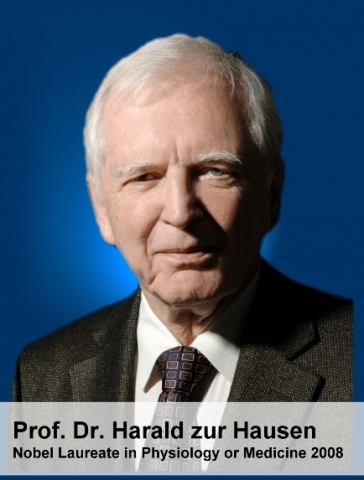 Prof. Dr. Harald zur Hausen Nobel laureate in physiology or medicine 2008