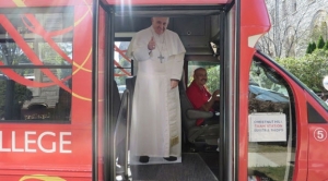 Pope on shuttle
