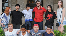 Group of international students