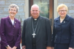 Sister Cathy, Sister Carol and Archbishop Perez