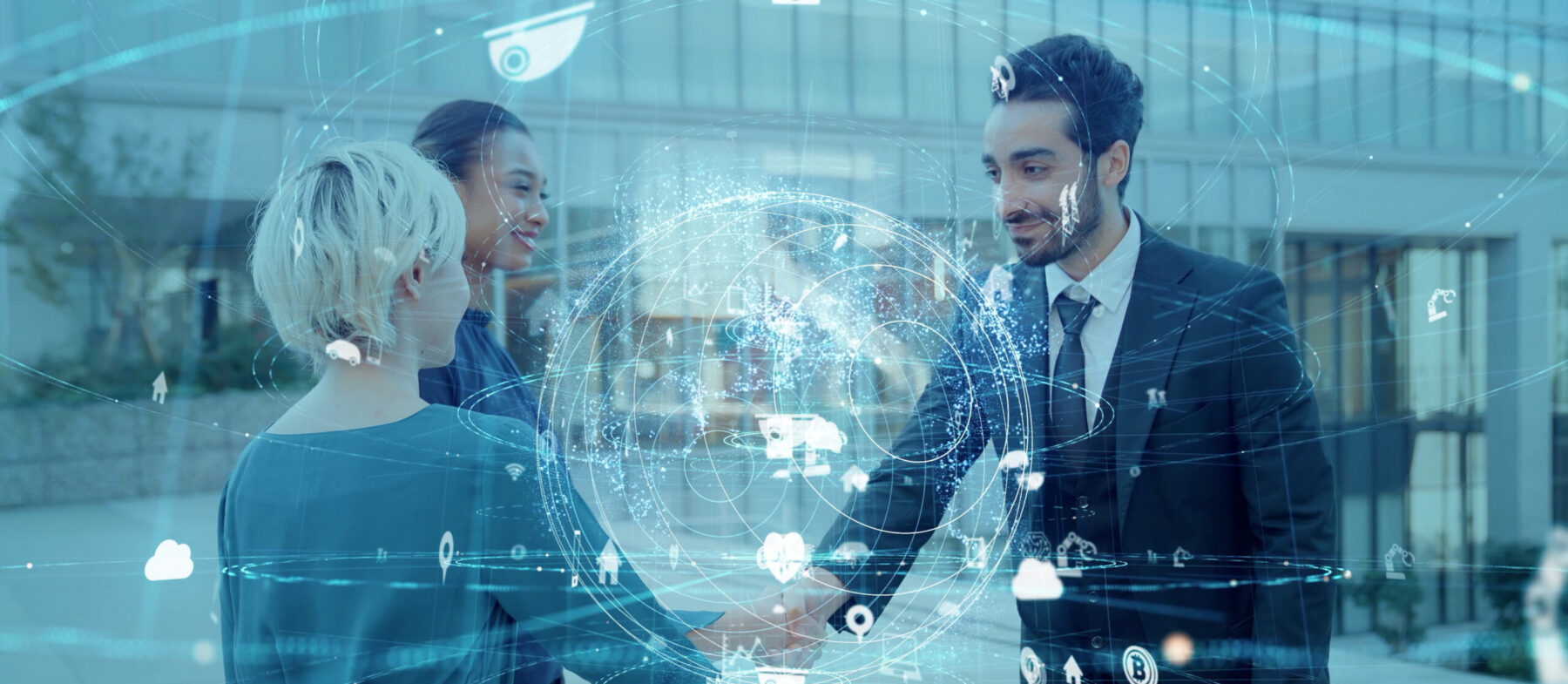 Business network concept. Human Resources. Group of businesspeople. Management strategy.